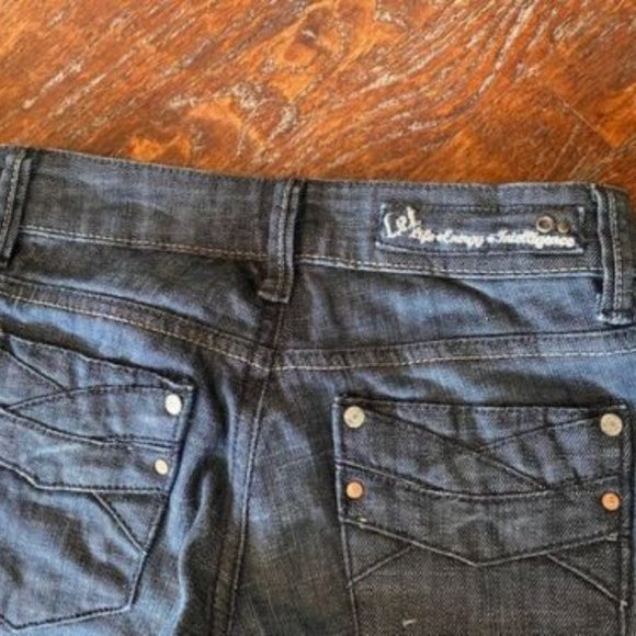 LEI Life Energy Intelligence-ASHLEY Trouble-SKINNY midwash JEANS-sz 1-fancy pkts - Picture 5 of 7